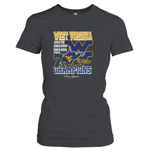 West Virginia Football 7x Big East Champions Take Me Home Country Roads Graphic T-shirt T-Shirt Hoodie