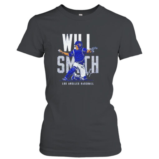 will Smith Los Angeles Dodgers baseball name blocks  T-Shirt Hoodies