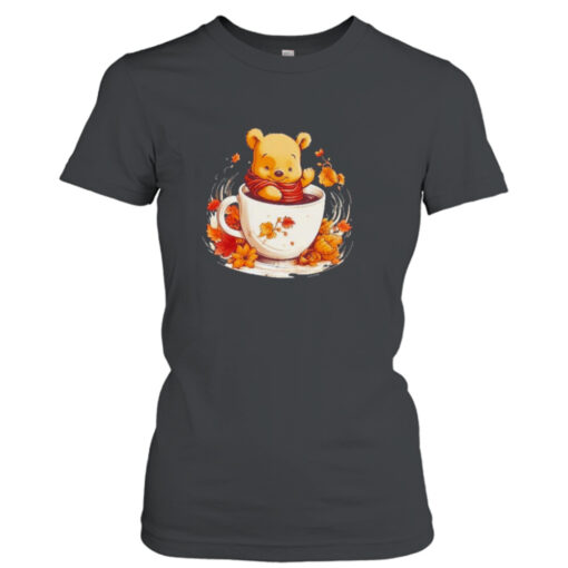 Winnie The Pooh Coffee Latte  T-Shirt Hoodie