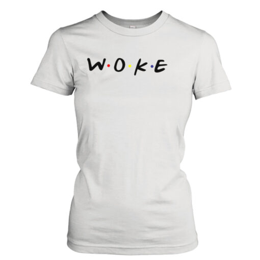 Woke Typographic Friends Parody  T-Shirt Hoodies