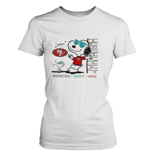 Woodstock Snoopy 49ers shirt T-Shirt Hoodie