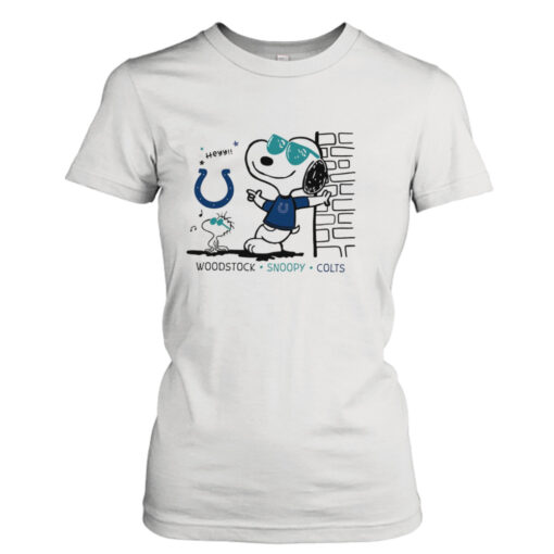 Woodstock Snoopy Colts shirt T-Shirt Hoodie