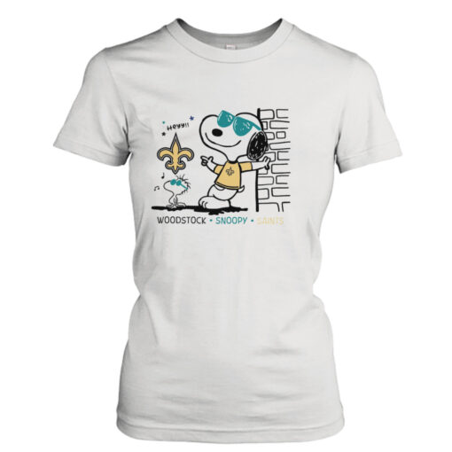 Woodstock Snoopy Saints shirt T-Shirt Hoodie