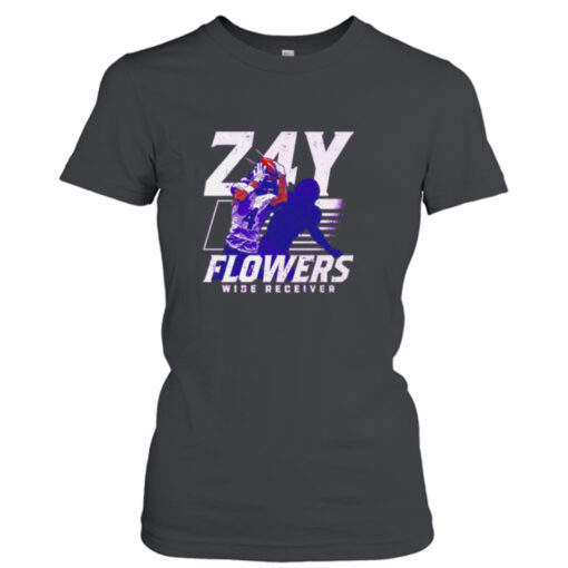 Zay Flowers Baltimore player football shirt T-Shirt Hoodie