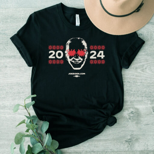 Biden Dark Cross Stitch Black Pullover Shirt