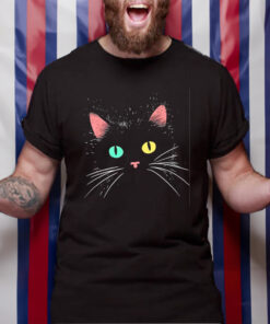 Black Cat Face Classic TShirt