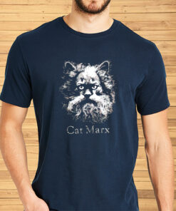 Cat Marx Face Graphic Classic Shirt