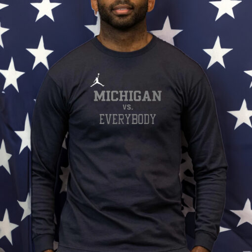 Charles Woodson Jordan Michigan Vs Everybody Long Sleeve Shirt