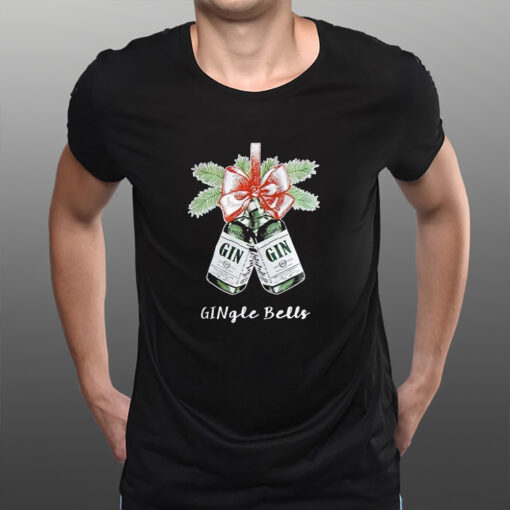 Gin Gingle Bells Christmas Sweat T-Shirts