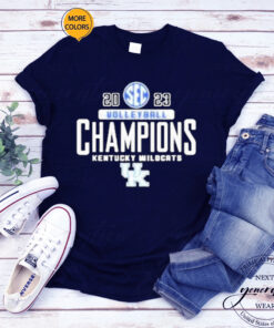 Kentucky Wildcats 2023 Volleyball Champions T-Shirt