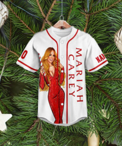 Mariah Carey Merry Christmas To All Personalized Baseball Jerseys