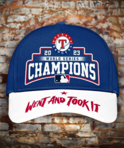 Rangers 2023 World Series Champions Went And Took It Caps