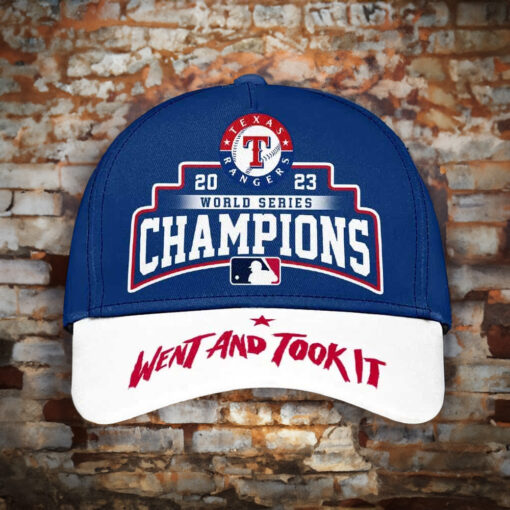 Rangers 2023 World Series Champions Went And Took It Caps