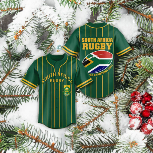 South Africa x Rugby World Cup World Champions 2023 Baseball Jersey