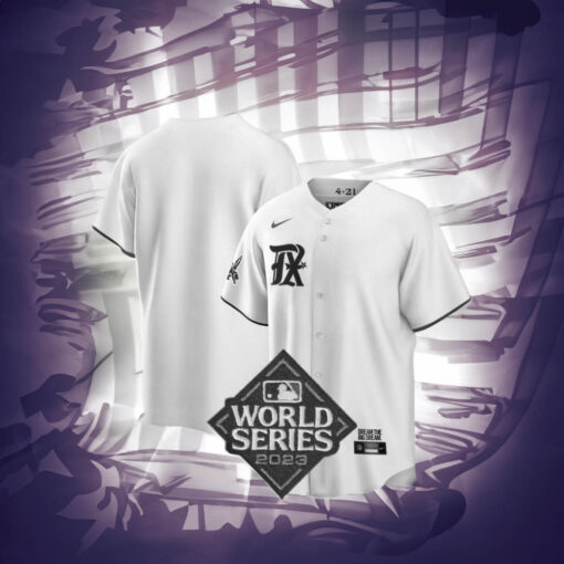 Texas Rangers World Series Champions 2023 Player City Connect Jersey With Name Cool White