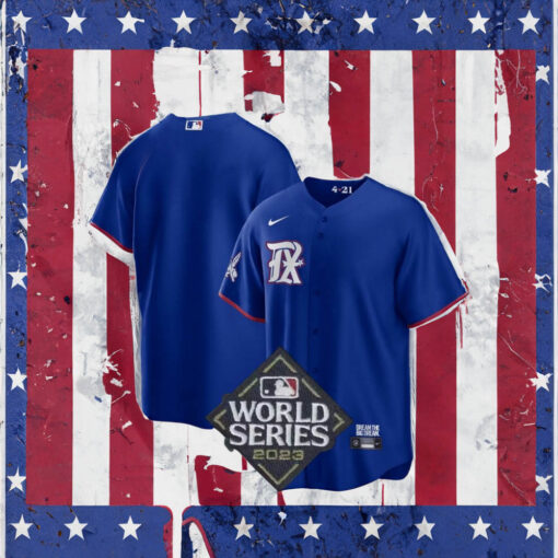 Texas Rangers World Series Champions Player City Connect Jersey With Name Cool Royal