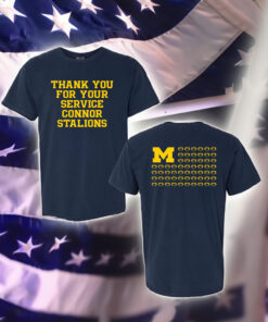 Thank You For Your Service Connor Stalions T-Shirts