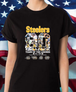 The Steelers Abbey Road 90 Years Of The Legends 1933-2023 Signatures Shirt