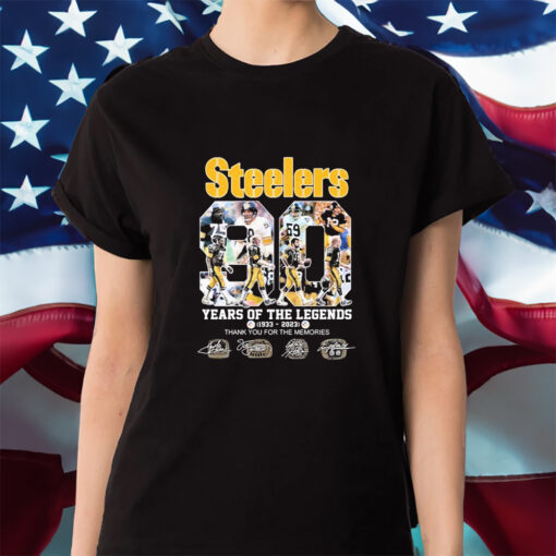 The Steelers Abbey Road 90 Years Of The Legends 1933-2023 Signatures Shirt