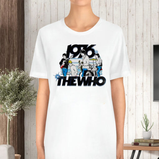 The Who 1976 Ringer White 2023 TShirt