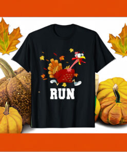 Turkey Run Costume Thanksgiving Running Turkey Trot T-Shirt