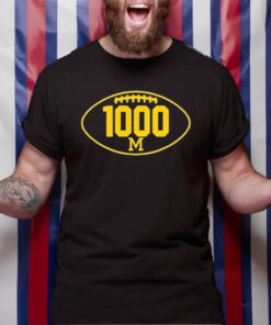 University of Michigan Football 1000 Wins TShirt