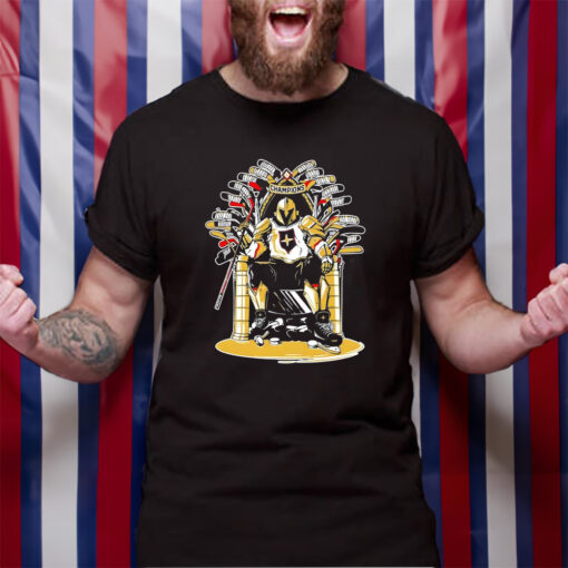 Vegas Golden Knights Champions Throne TShirt