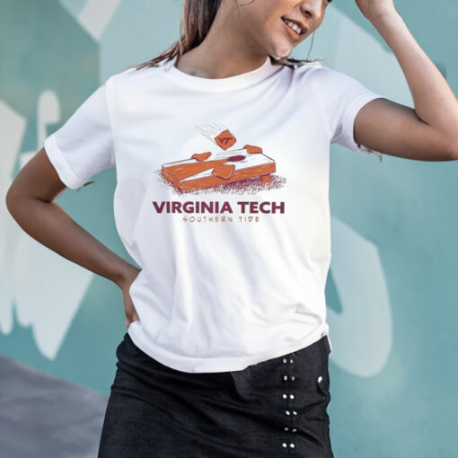 Virginia Tech Cornhole Logo Virginia Tech Southern Tide T-Shirts
