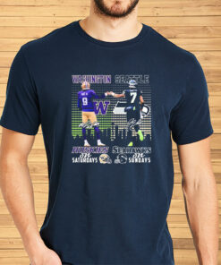 Washington Huskies On Saturdays And Seattle Seahawks On Sundays Shirt