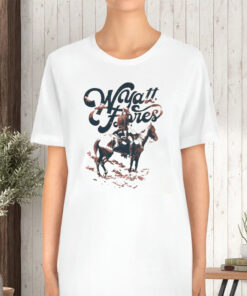 Wyatt Flores White Skeleton Horse TShirt