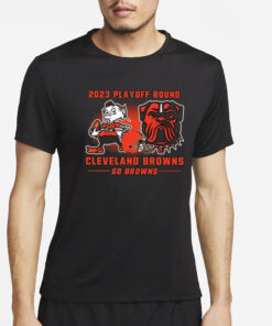 2023 Playoff Bound Go Browns T-Shirt2