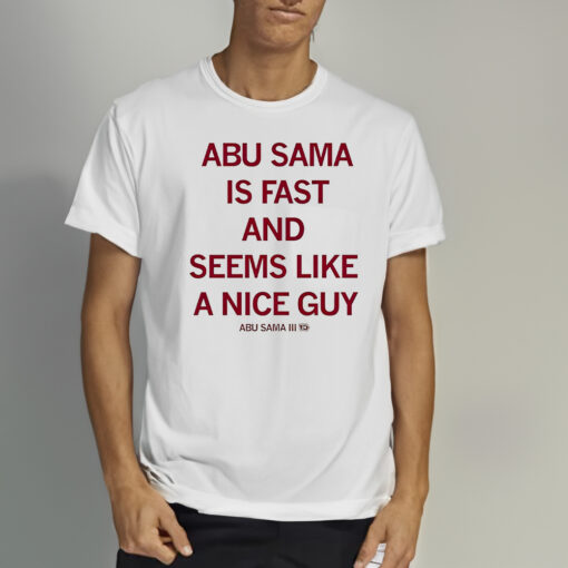 Abu Sama is fast and seems like a nice guy Iowa State Cyclones Shirt