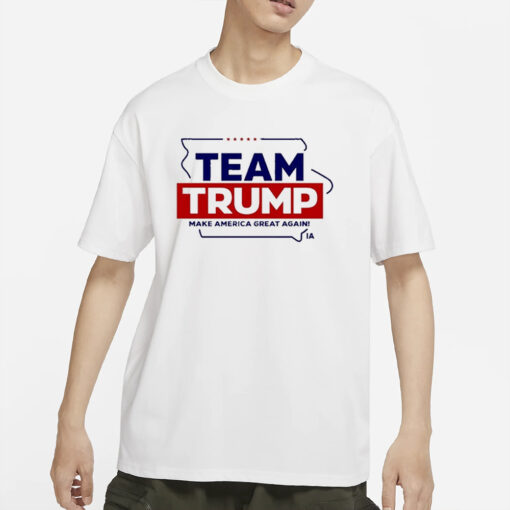 Adam Mockler Team Trump Iowa Make America Great Again T-Shirt2