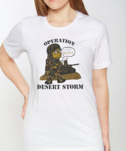 Bart Simpson Operation Desert Storm TShirt