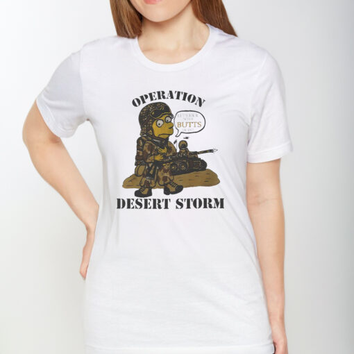 Bart Simpson Operation Desert Storm TShirt