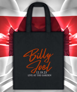 Billy Joel 12-19-23 MSG Set List Black Tote Bags