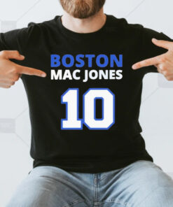 Boston No 10 Mac Jones T-Shirts
