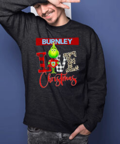 Burnley Grinch Love Christmas T-Shirts