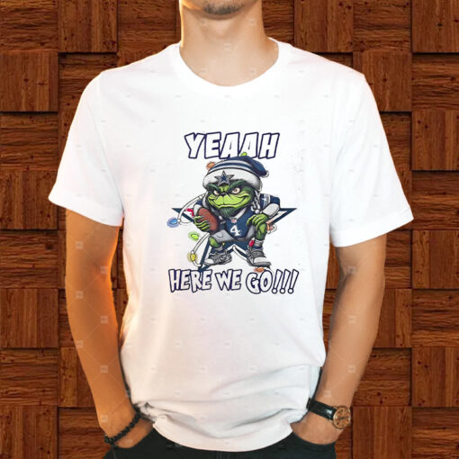Cowboys Dak Prescott Yeah Here We Go Shirt2