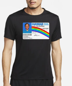 Jaelan Phillips Mike McDaniel Hawaii Driver License T-Shirt4