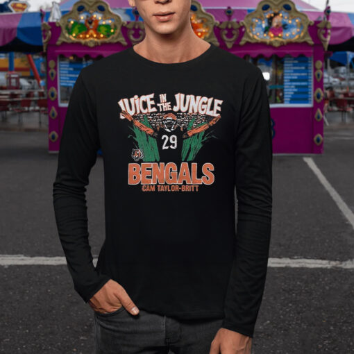 Juice In The Jungle Bengals Cam Taylor-Britt TShirt