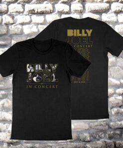 NEW Billy Joel In Concert 23-24 Admat Itinerary Shirt