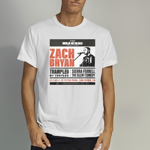 Official Zach Bryan Wild Horses Festival 2023 T-Shirt3