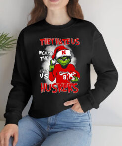 They Hate Us Because They Aint Us Huskers Grinch T-Shirts