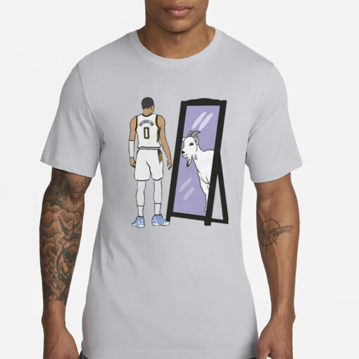 Tyrese Haliburton Mirror Goat Indiana T-Shirts