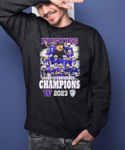 Washington Huskies Team PAC-12 Conference Football Champions 2023 T-Shirts