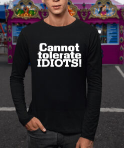 Zach Zimmerman Cannot Tolerate Idiots TShirt