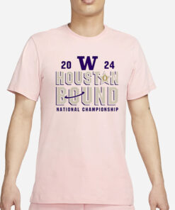 Huskies Houston Bound College Football Playoff 2024 National Championship T-Shirt2