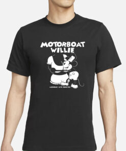 Lindafinegold Store Motorboat Willi T-Shirts