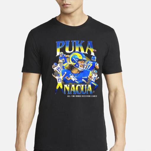 Puka Nacua Sets The All Time Rookie Receiving T-Shirt